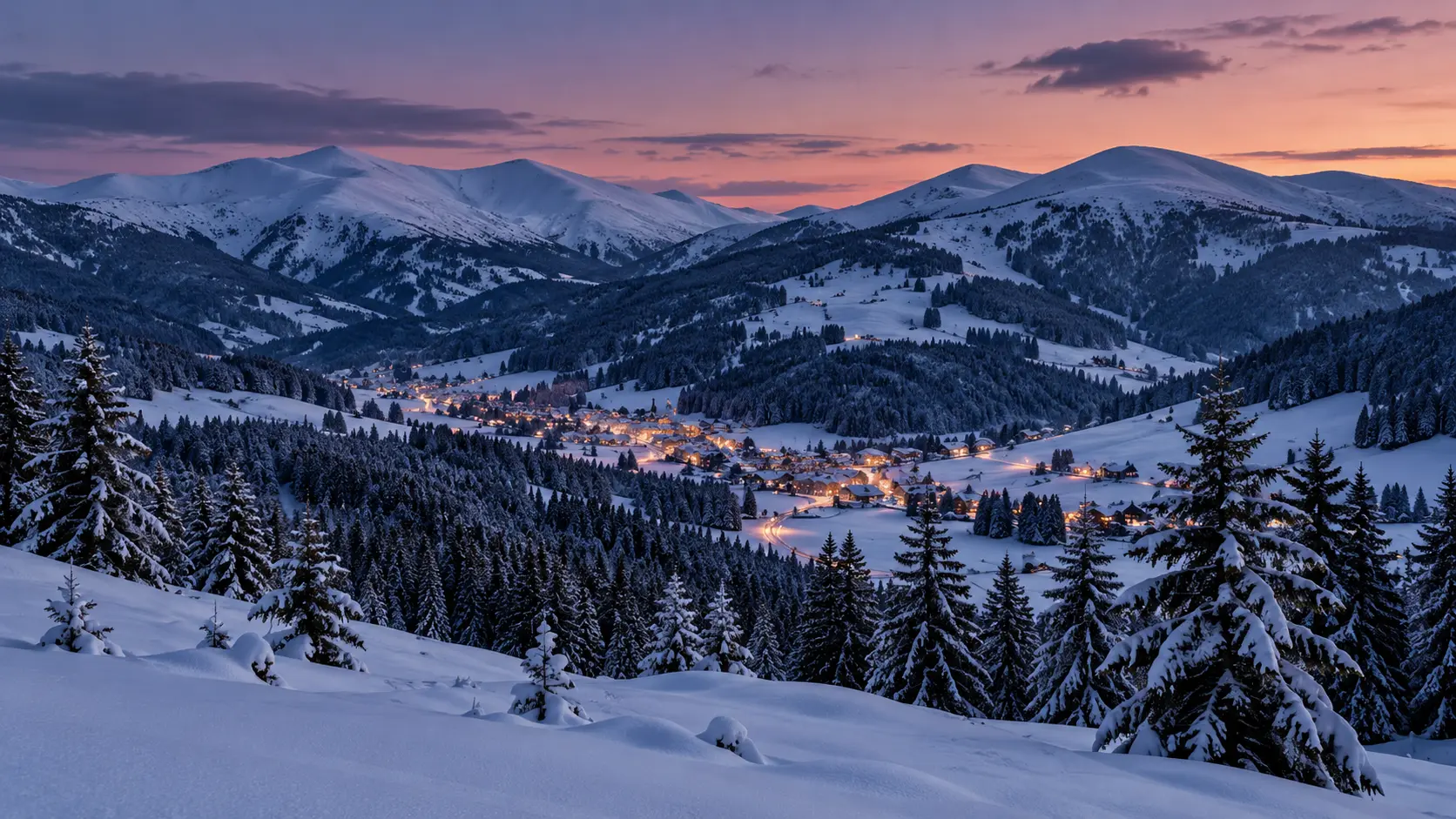 Illustratives Wintermotiv, kein Foto des genannten Skigebiets.
